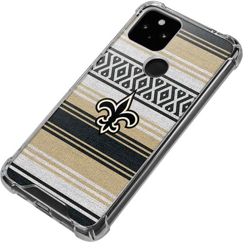 NFL New Orleans Saints Trailblazer Google Pixel 5 Clear Case